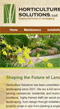 Mobile Screenshot of horticulturesolution.com